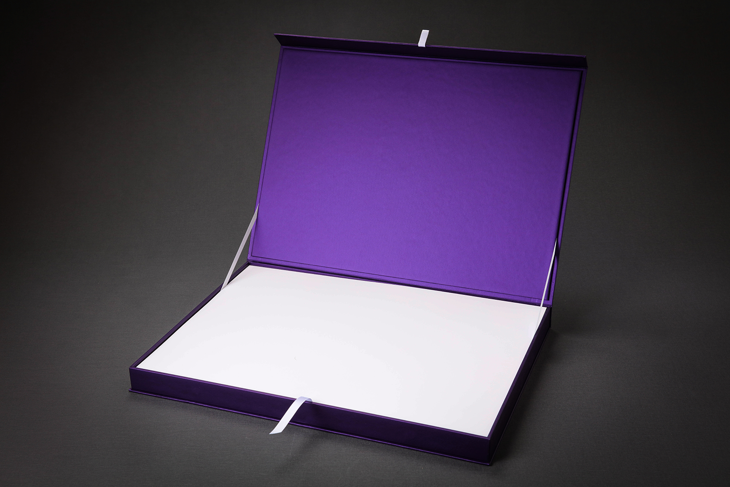 Purple Magnetic Closing Box - Open