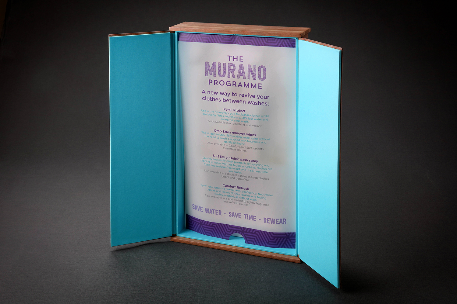 The Murano Programme Cupboard Box - Open